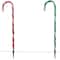 Lighted Outdoor Christmas Candy Cane Pathway Markers - 28" - Red/Green - Set of 6